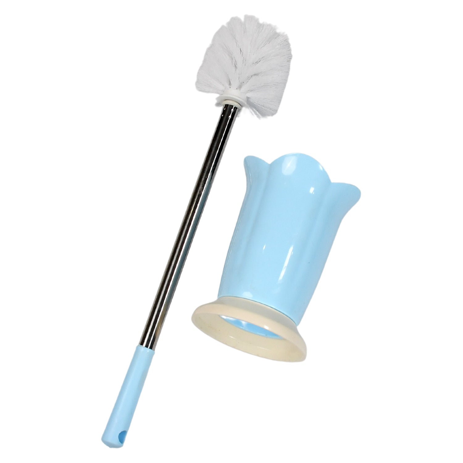 4673 Premium Toilet Plastic Brush with Holder Stand Western and Indian Toilet Bathroom Cleaning DeoDap 4673 Premium Toilet Plastic Brush with Holder Stand Western and Indian Toilet Bathroom Cleaning DeoDap